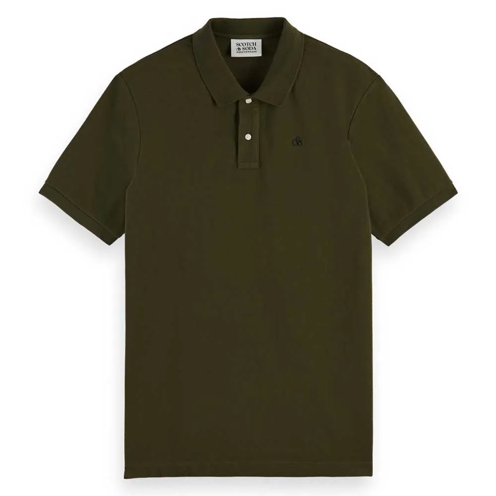 

Поло Scotch & Soda Essentials, зеленый