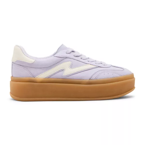 Модные женские кроссовки на платформе Mightty Madden Girl, цвет lav white — фото 2