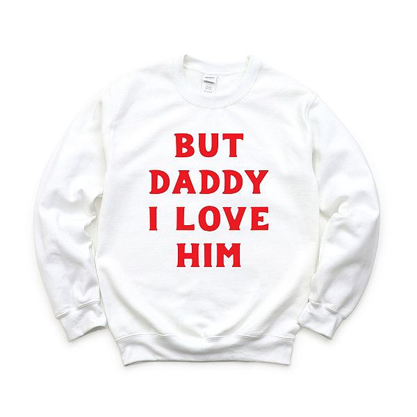 

Свитшот Daddy i love him Simply Sage Market, White