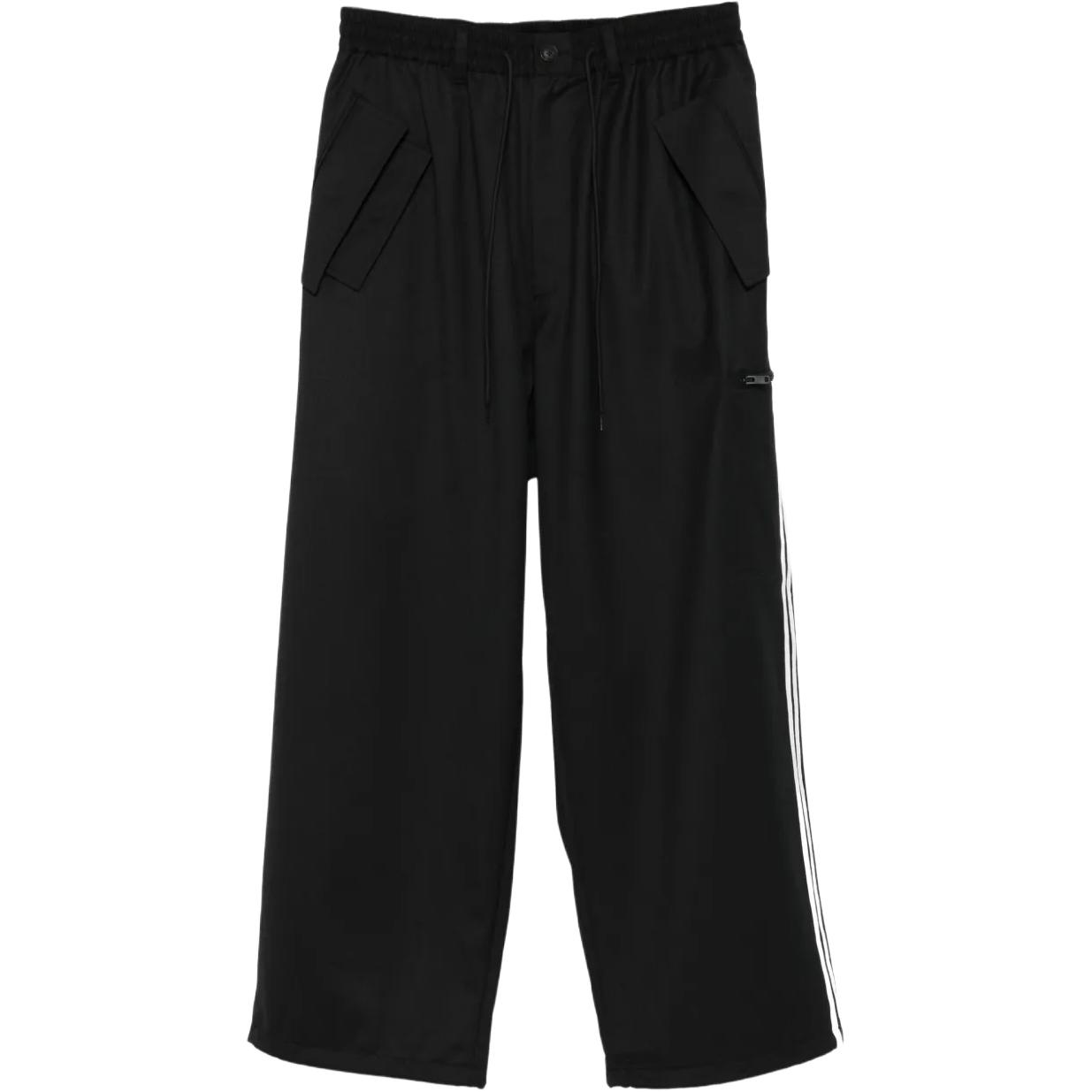 

Тренировочные штаны Y 3 с боковой полосой и карманом Y-3, черный