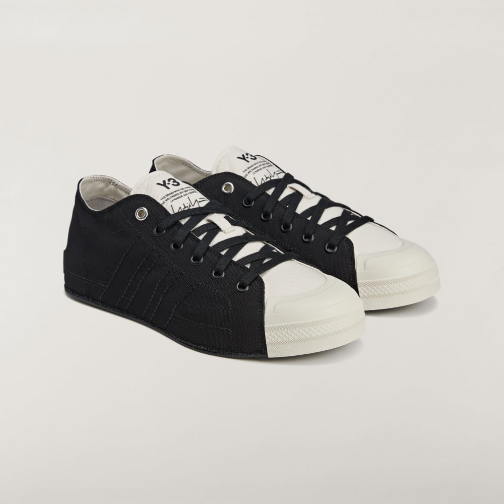 Кроссовки Adidas Y-3 Nizza Lo, цвет Orbit Grey/Orbit Grey/Black — фото 2