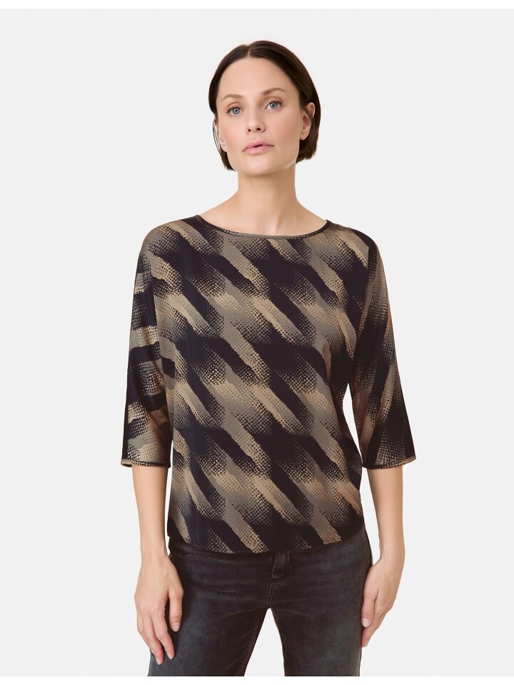 

Футболка TAIFUN T-Shirt 3/4 Arm Rundhals, цвет Wood gemustert