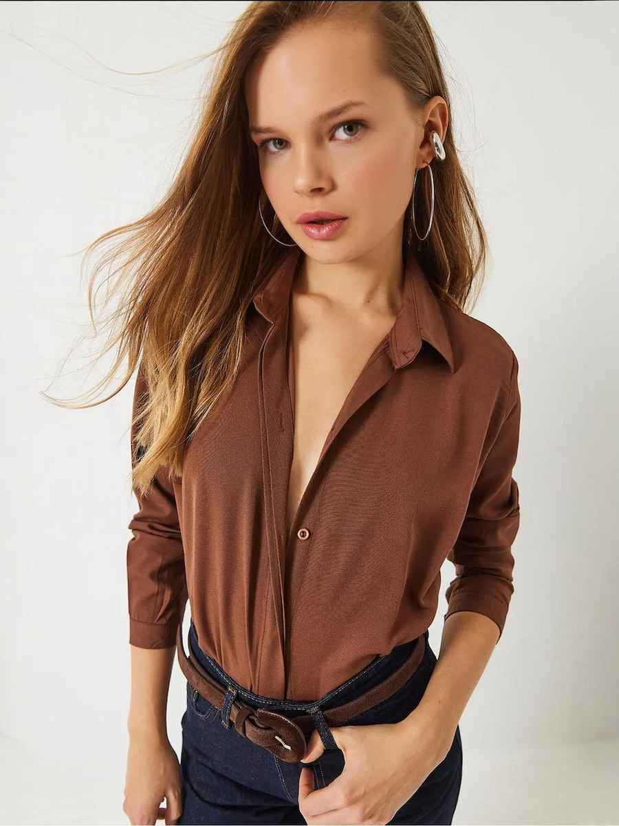 

Блуза Bianco Lucci, коричневый