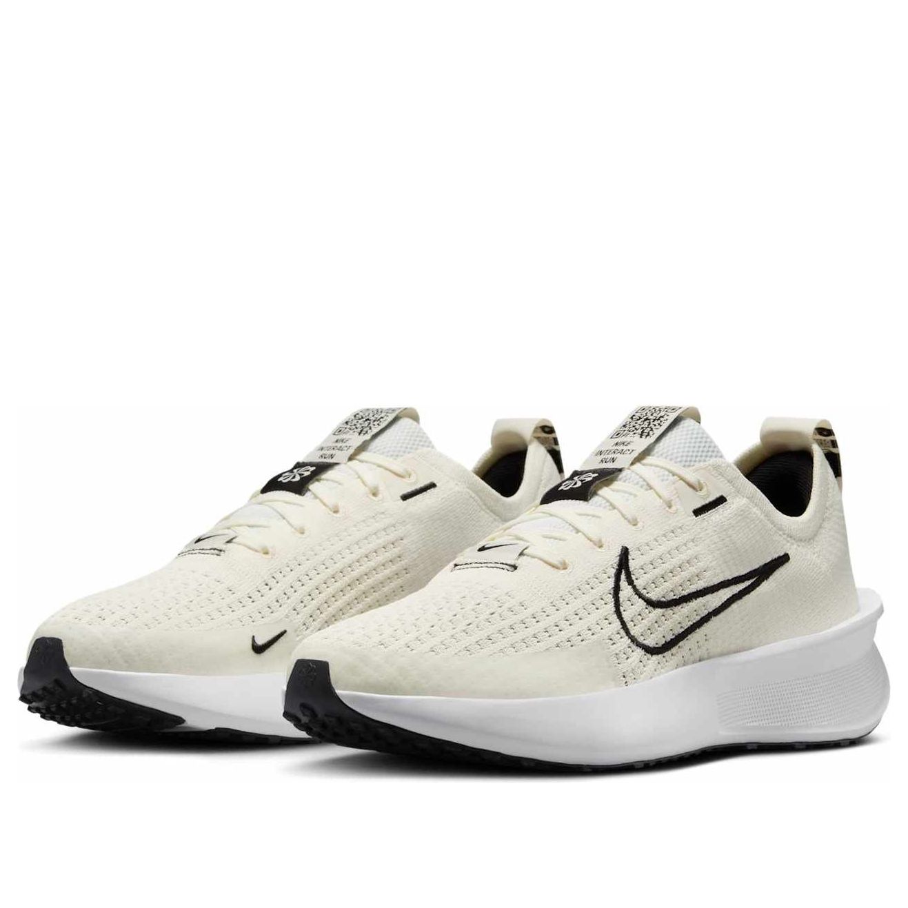 Кроссовки (WMNS) Nike Interact Run 'Sail Black' — фото 4