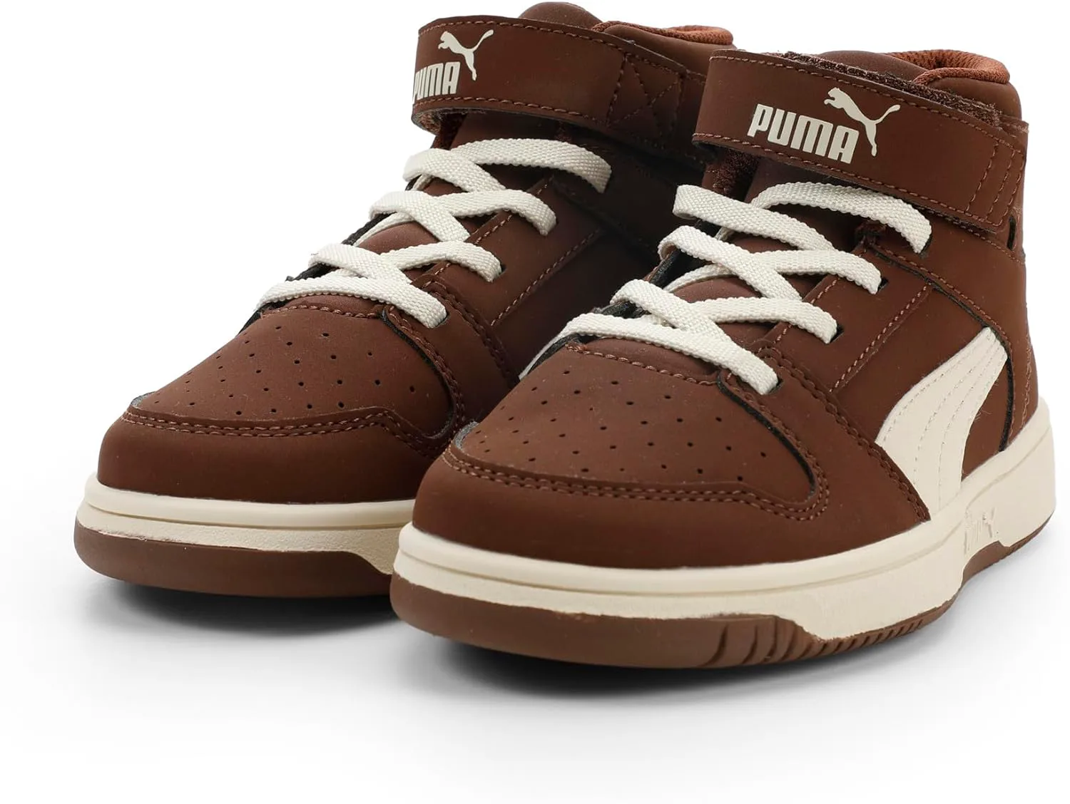 Кроссовки PUMA для детей Rebound Layup Mid на липучках — фото 2