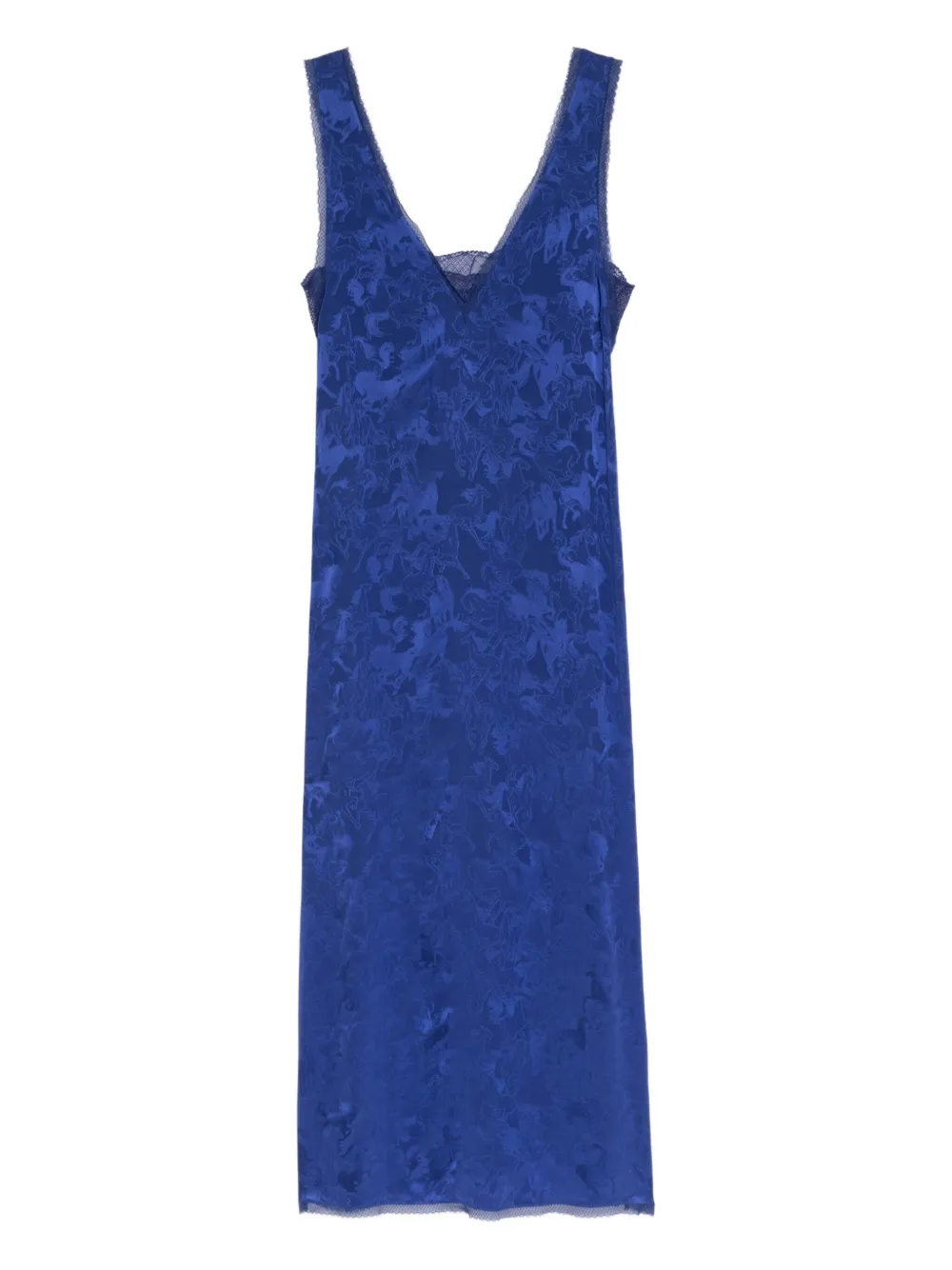 

Платье миди с кружевной отделкой Zadig&Voltaire, синий