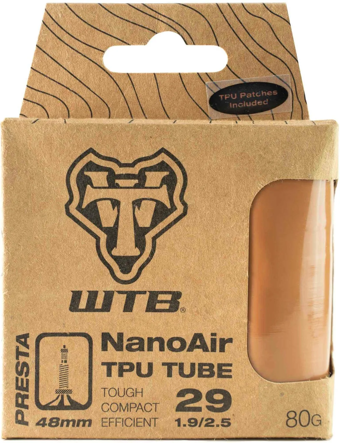 

Наноматериал TPU Престы для велосипедных трубок - 29 x 1.95-2.5 WTB, Tan