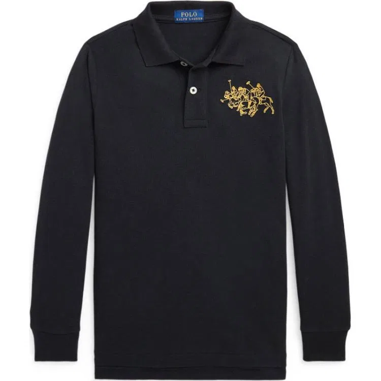Футболка SS24 Black Kids' Polo Ralph Lauren