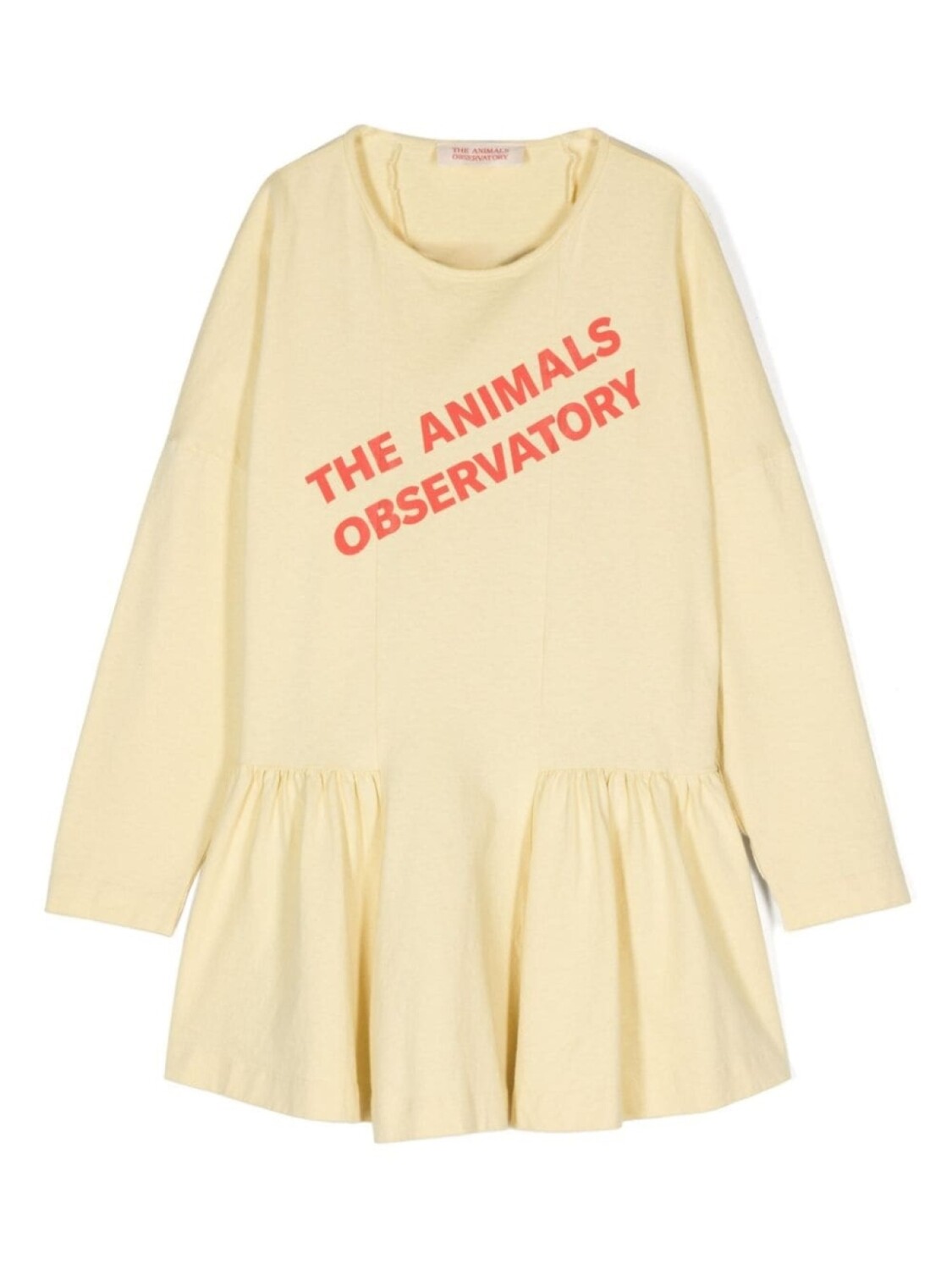 

The Animals Observatory платье Walrus с логотипом, желтый