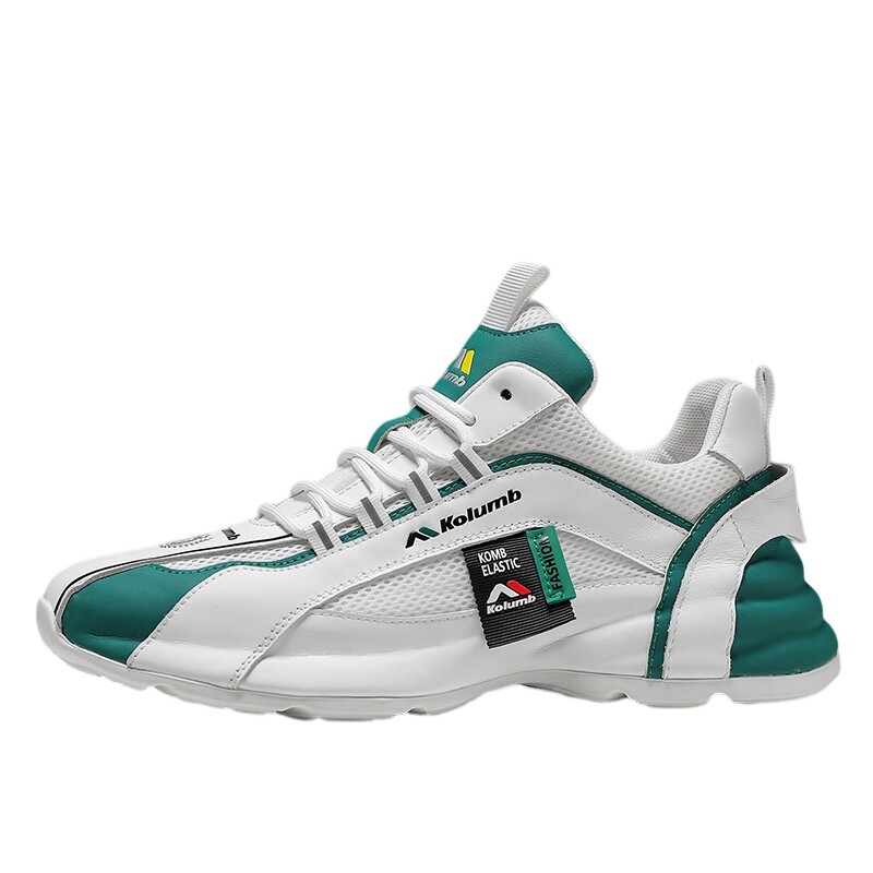 

Кроссовки мужские Lifestyle Shoes Men Low-Top Kolumb, белый/зеленый