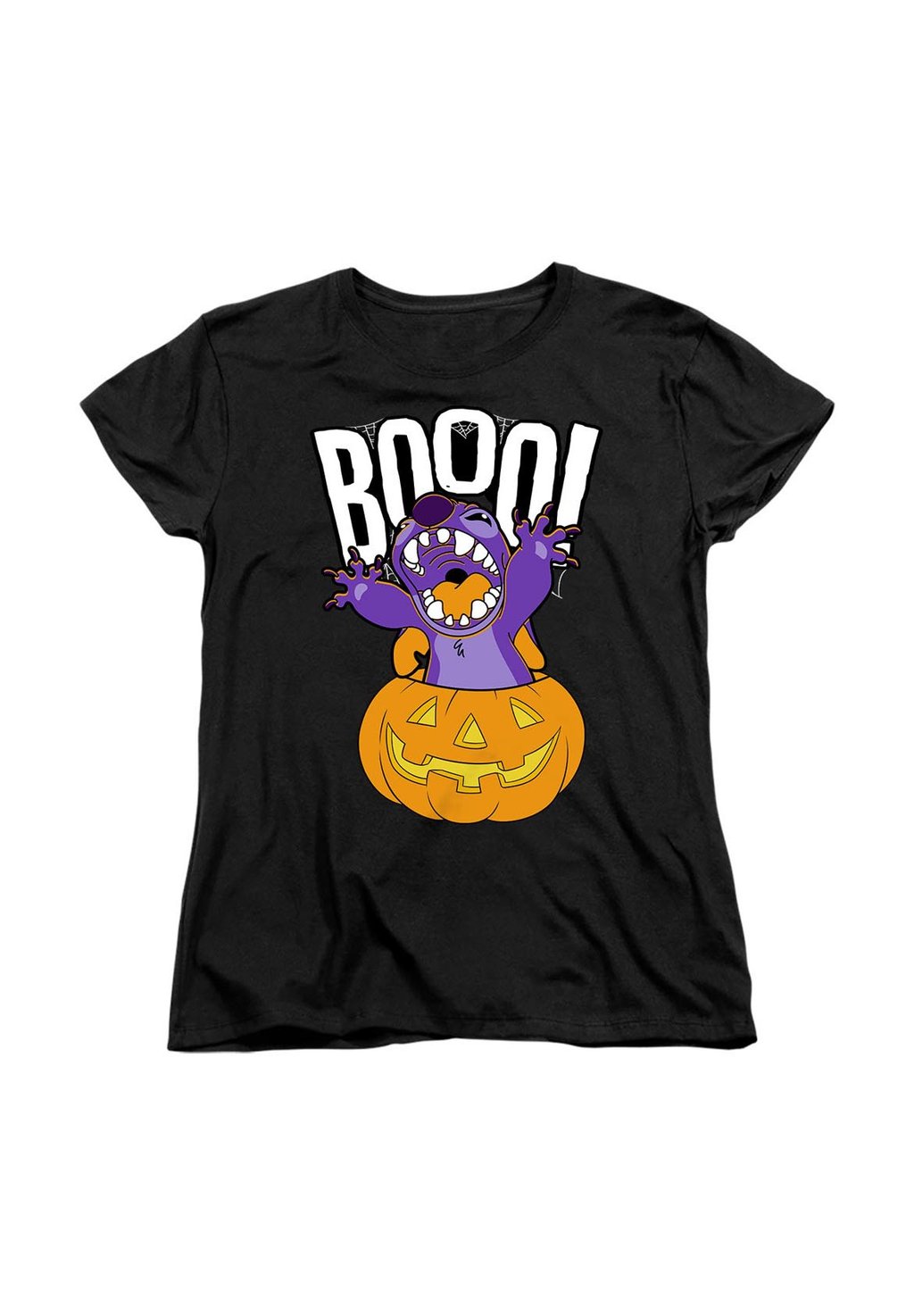 

Футболка с принтом LILO AND STITCH LAUGHING PUMPKIN Disney, черный