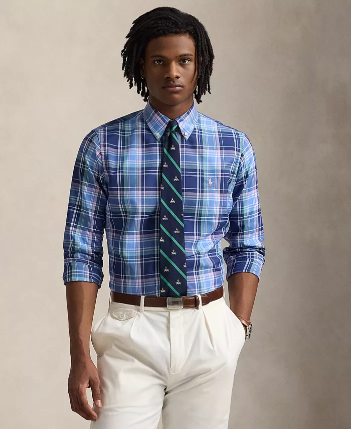 

Мужская классическая оксфордская рубашка Performance Polo Ralph Lauren, мультиколор
