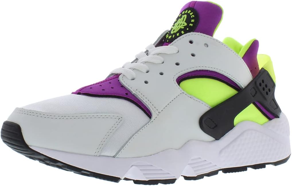 

Кроссовки Nike Air Huarache мужские низкие, White/Neon Yellow-Magenta