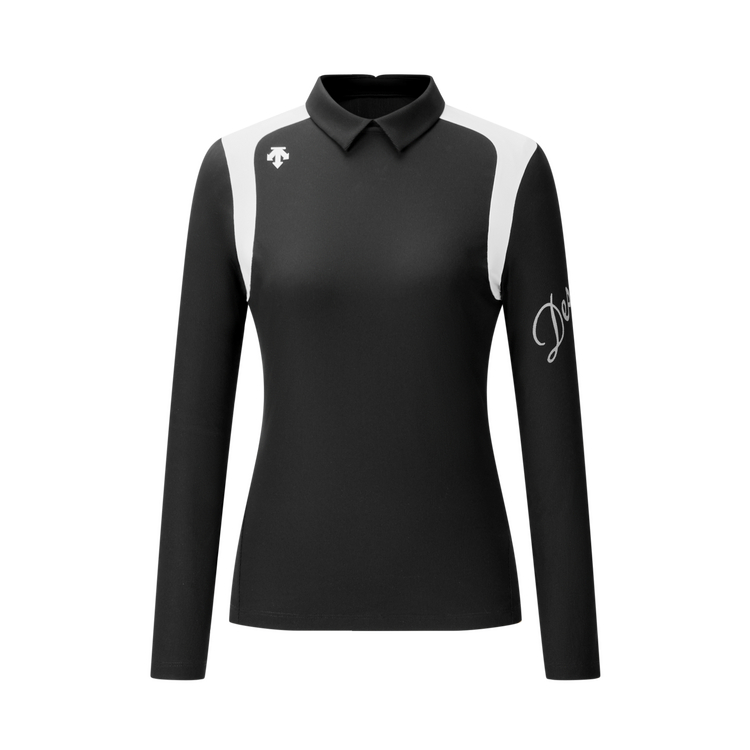 

Женская поло для гольфа DESCENTE, черный