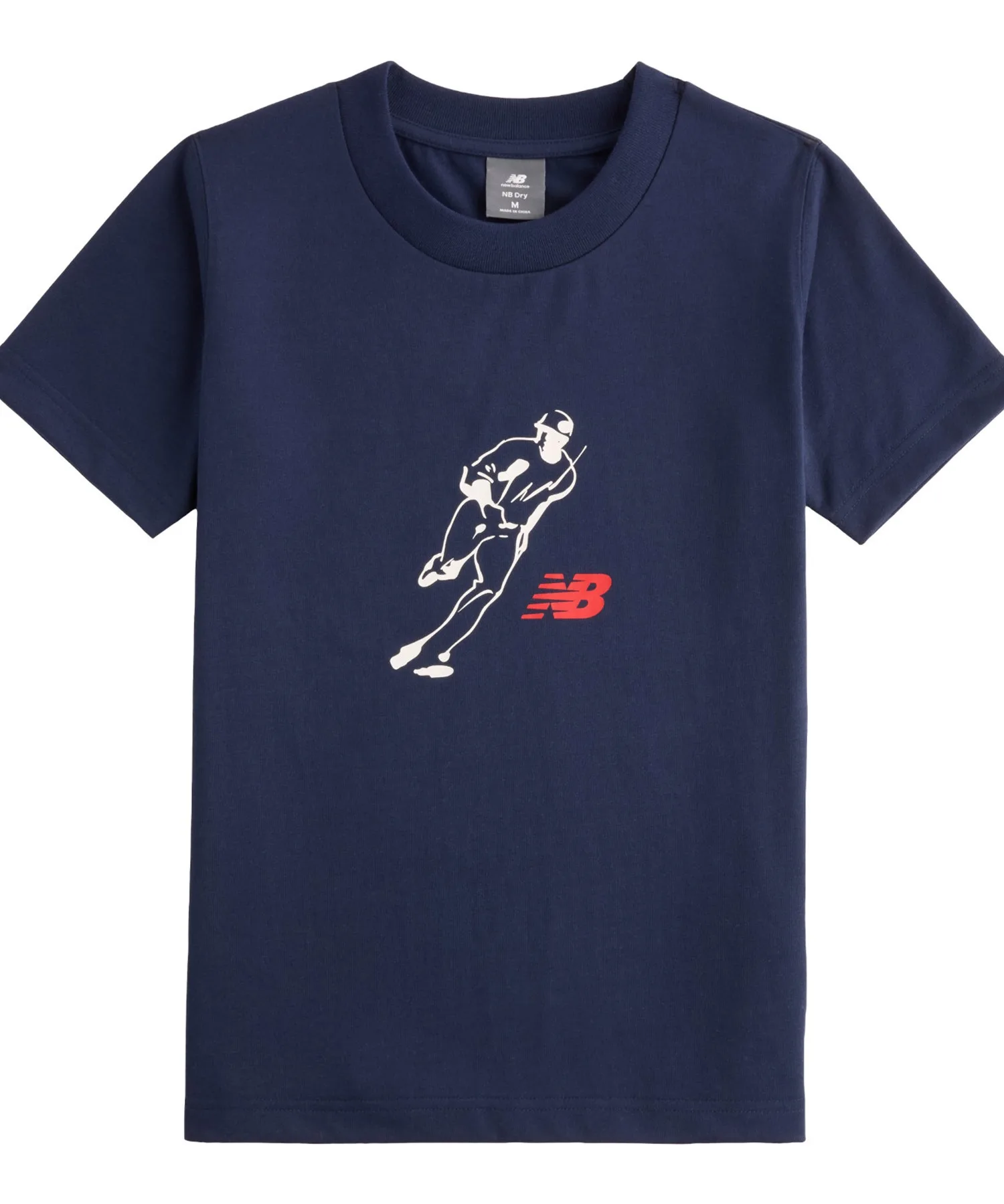 Детская футболка с принтом Shohei Ohtani Always On Logo New Balance синяя