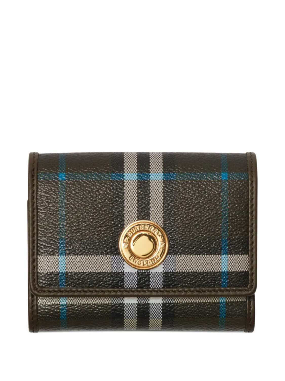 

Кошелек Burberry в клетку, черный