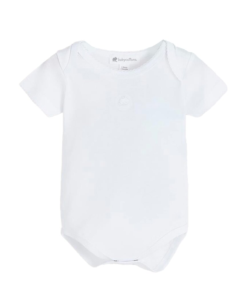 

Babycottons Упаковка из 2 боди с логотипом, белый