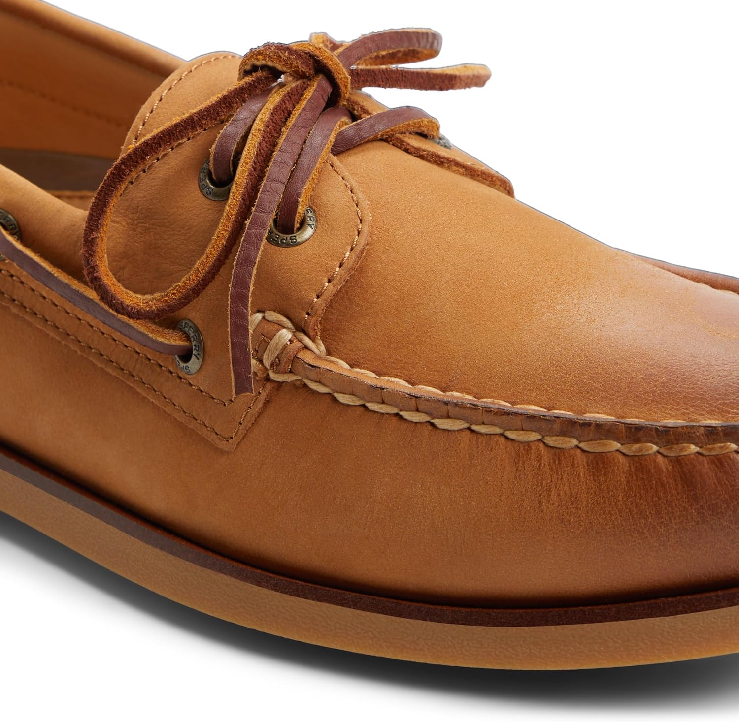 Мужские топсайдеры Sperry Gold Cup Authentic Original с двумя отверстиями, светло-коричневый — фото 4