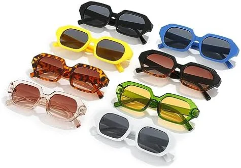 

Солнцезащитные очки Polygon для женщин, ретро-стиль, конфетные цвета, солнцезащитные очки UV400 для мужчин, градиентные солнцезащитные очки Tea MTZJH, Green Yellow