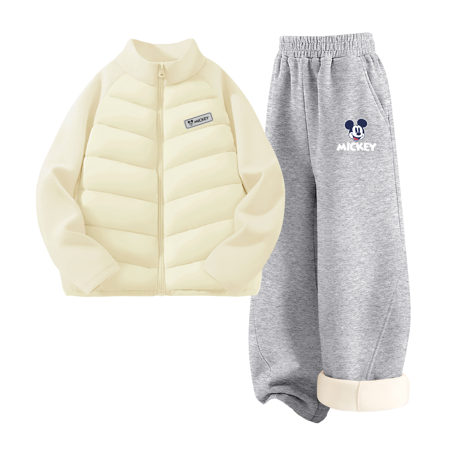 

Детский спортивный комплект Casual Sportswear 2 Piece Set Disney, [thickened and fleece-lined]di h square hook-and-loop k экрю+di b trendy mickey kсерый