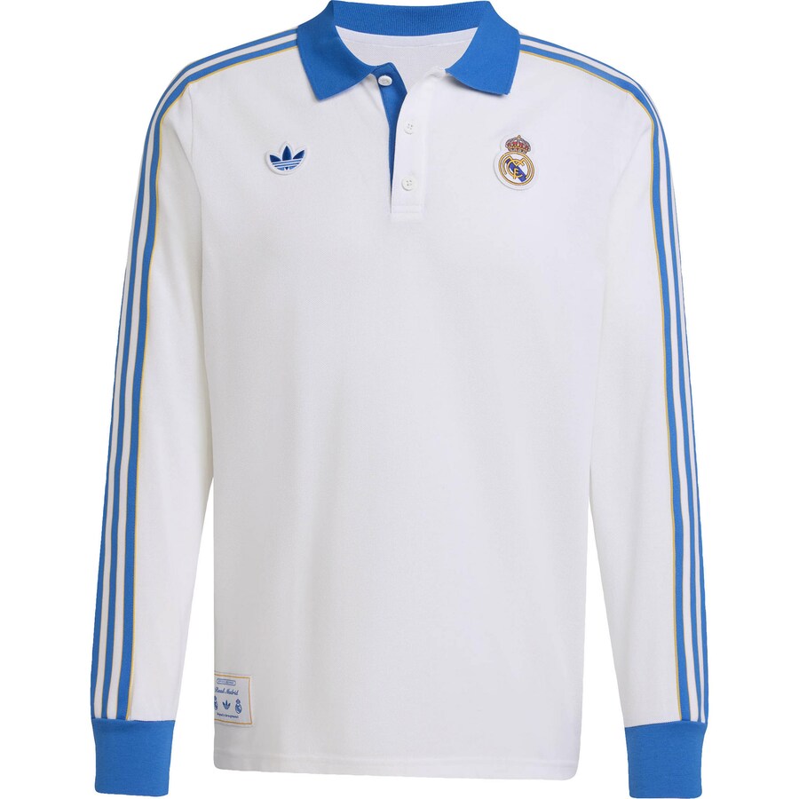 

Футболка ADIDAS ORIGINALS Real Madrid Terrace Icons Long Sleeve Polo, White
