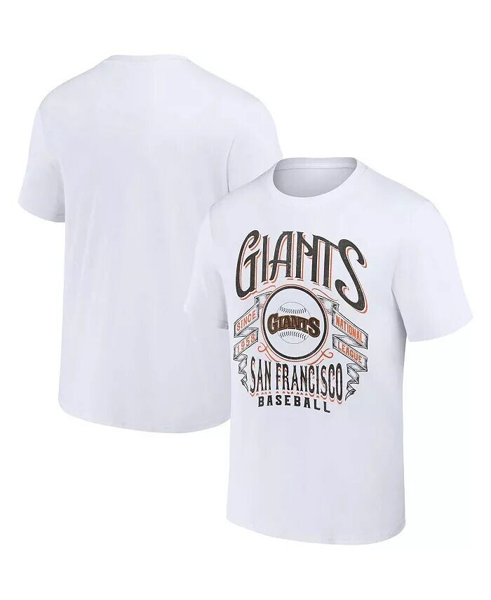 

Мужская футболка Darius Rucker Collection by White San Francisco Giants с эффектом потертости в стиле рок Fanatics