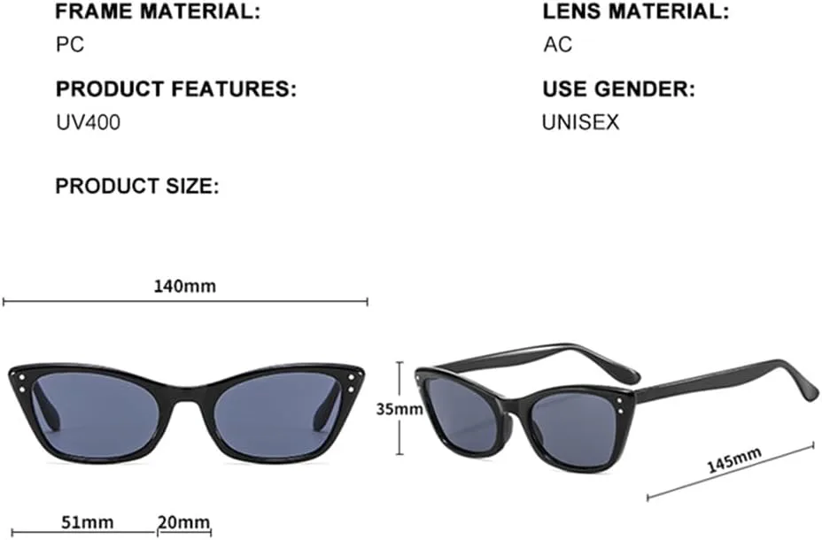 

Солнцезащитные очки в стиле ретро для женщин и мужчин, винтажные солнцезащитные очки с защитой от УФ-излучения UV400 для вечеринок на открытом воздухе HCPIHF, 2