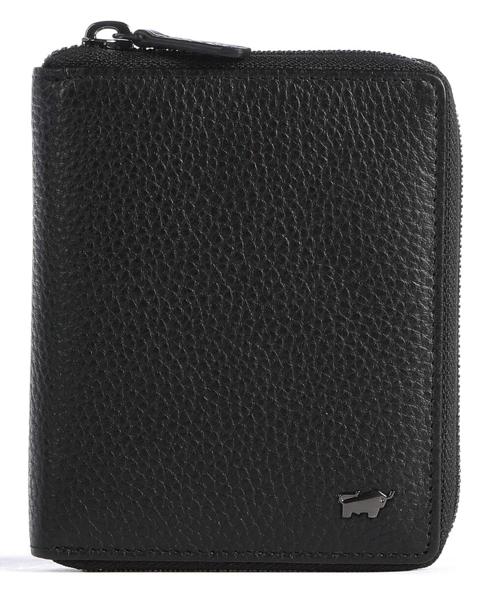 

RFID-кошелек Theo из зернистой яловой кожи Braun Büffel, черный