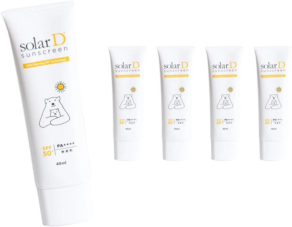 Солнцезащитный крем SolarD Sunscreen SPF50+ PA++++ 40 мл, набор 5 шт