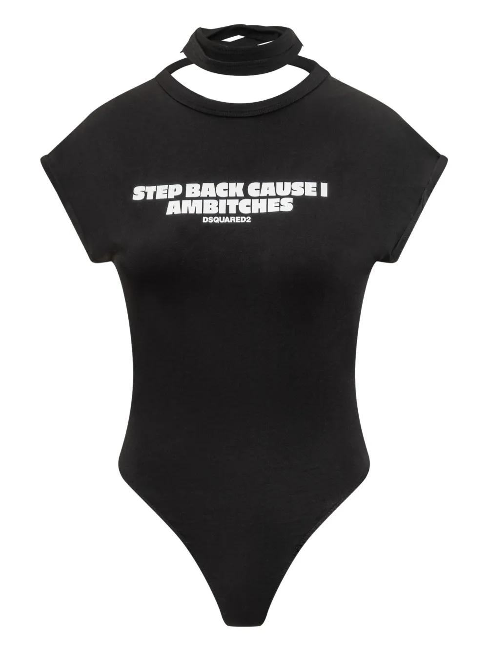 

Топ с открытой спиной Dsquared1, черный