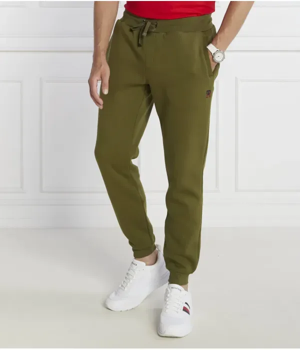 Спортивные штаны regular fit Tommy Hilfiger, хаки — фото 3