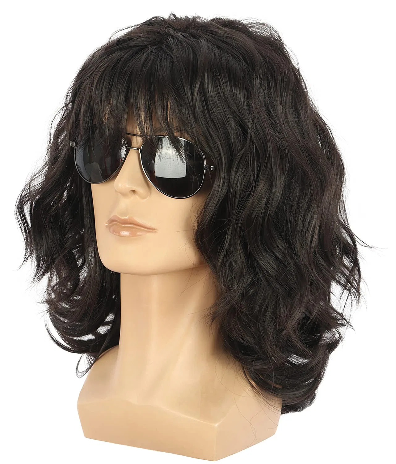Парик Mullet Long Curly Dark Brown от Yuehong Yuehong — фото 2