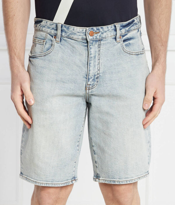 

Джинсовые шорты Regular fit Armani Exchange, синий