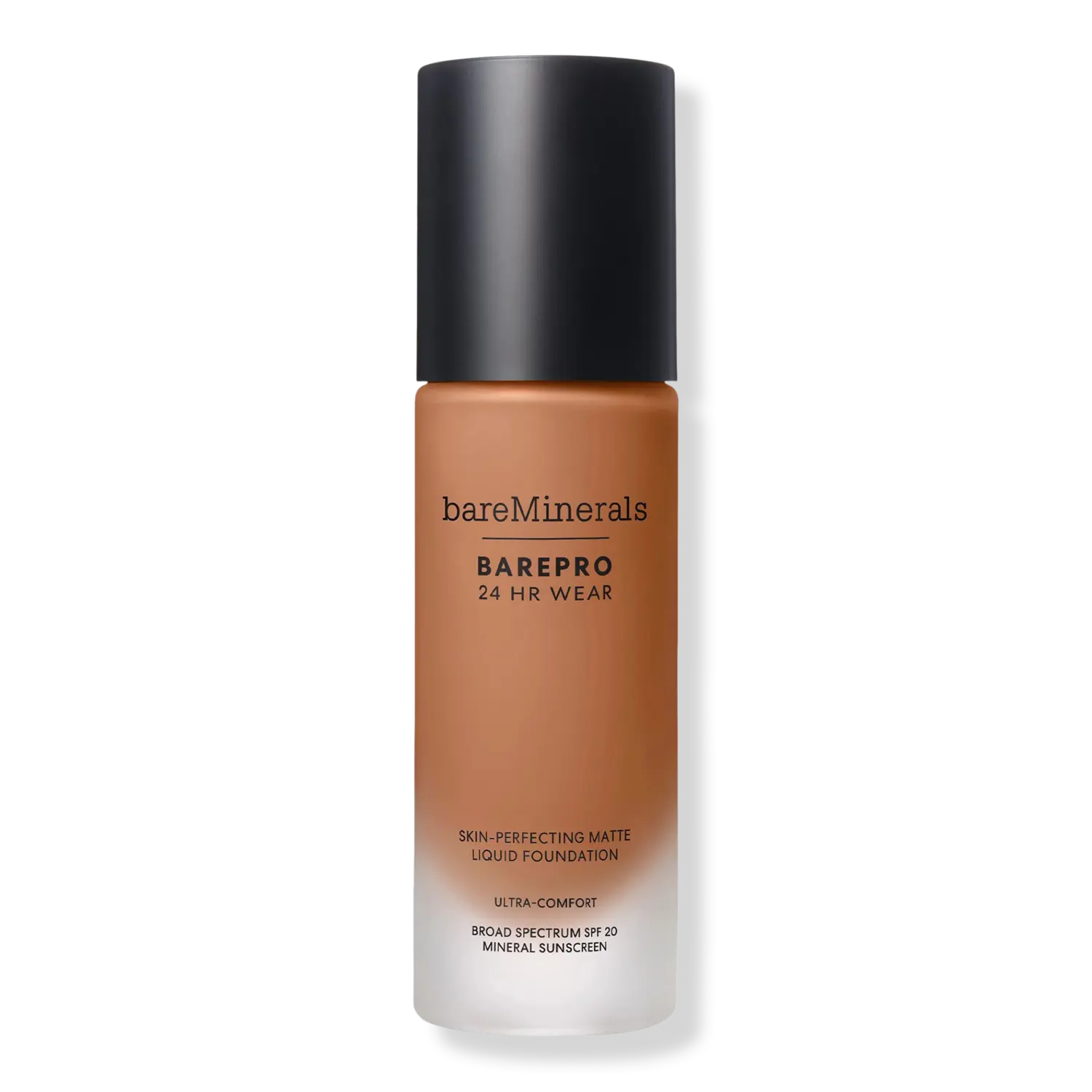 

Основа BAREPRO 24HR Wear Skin-Perfecting Matte Liquid Foundation Mineral SPF 20 bareMinerals, Medium Deep 45 Neutral (for medium deep rich neutral skin with a subtle golden hue)