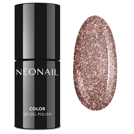 

Лак для ногтей Nг‰Onail Glow The Day Gold Glitter Hybrid 8347-7 7,2 мл, Neonail