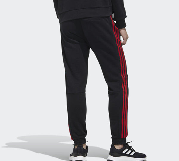 Спортивные штаны adidas neo M Vlday Tp Side Stripe Sports Pants Black, черный — фото 4