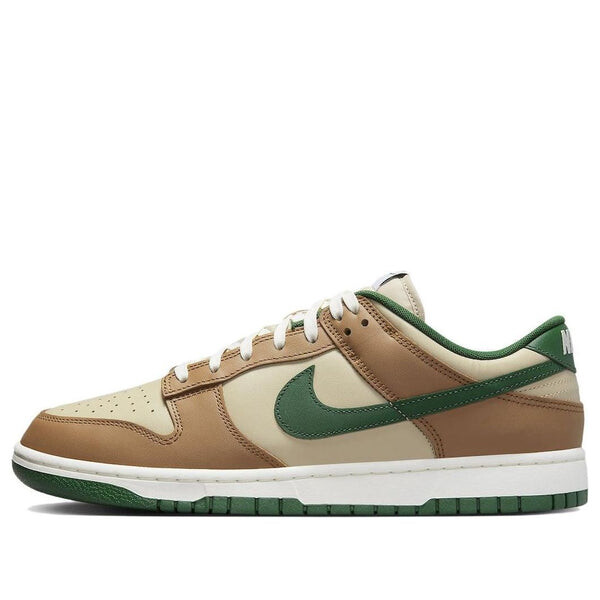 

Кроссовки Nike Dunk Low 'Rattan Canyon Green', коричневый