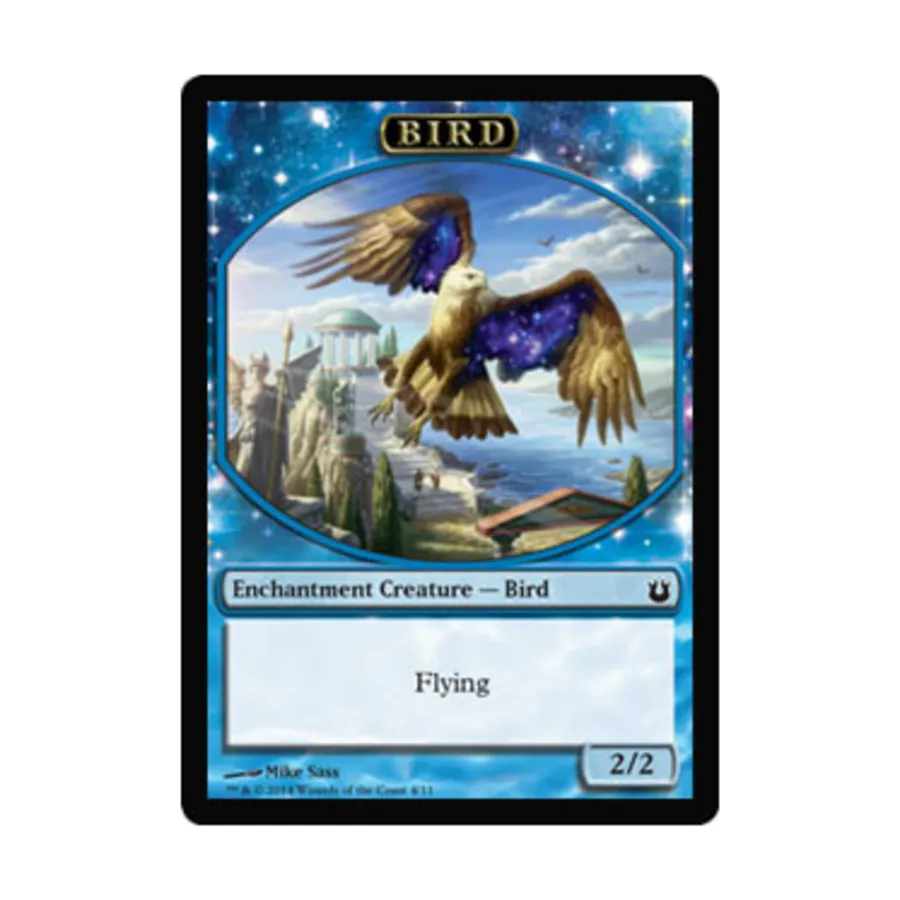 

CCG Птица – жетон (синий) (T), MTG - Born of the Gods