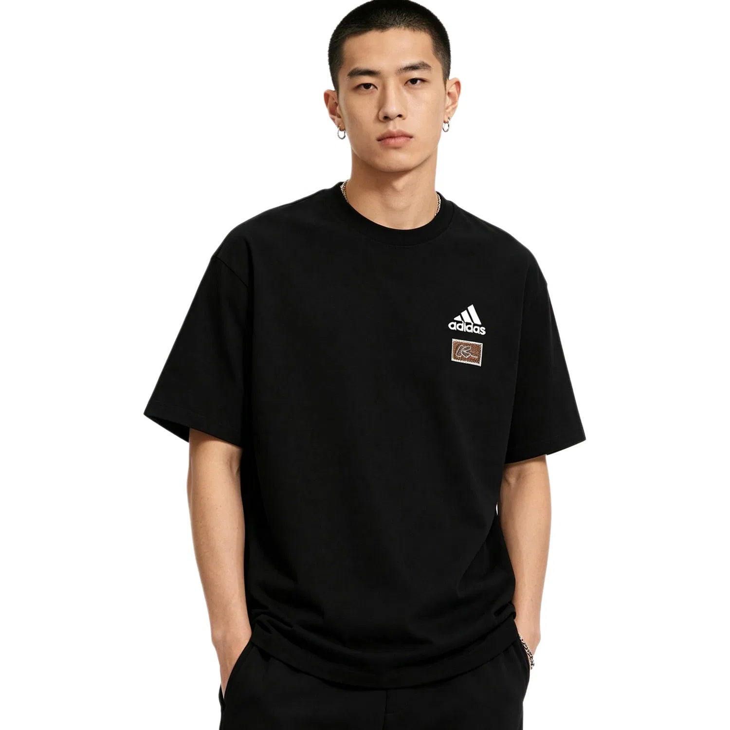 Футболка унисекс Must Haves Adidas Black — фото 4