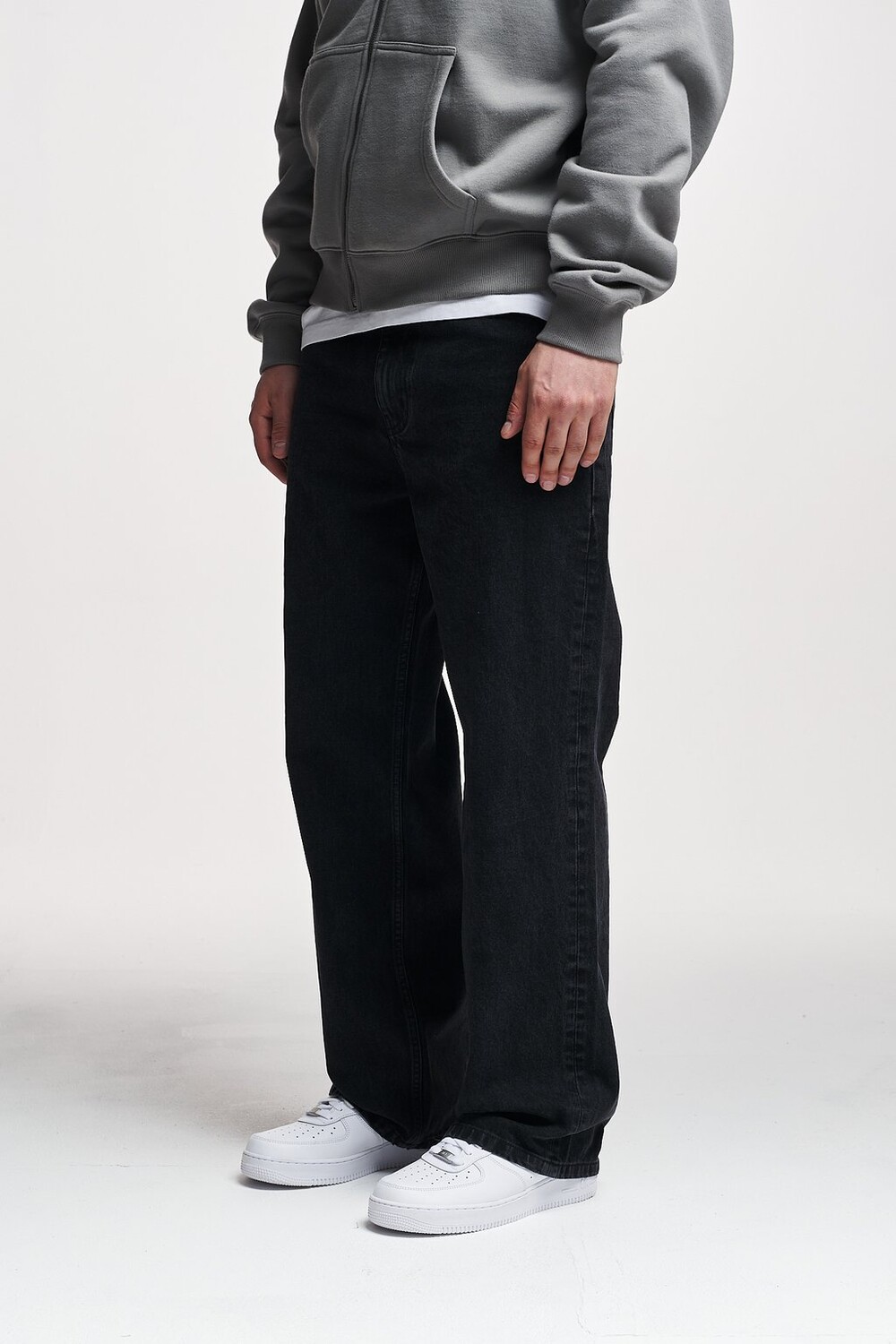 

Джинсы свободного кроя ADRIK BASIC BAGGY 2Y Studios, цвет washed black