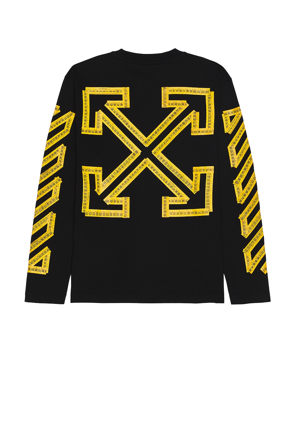 

Длиннорукавка Tape arrow skate от Off-White, black & citrus