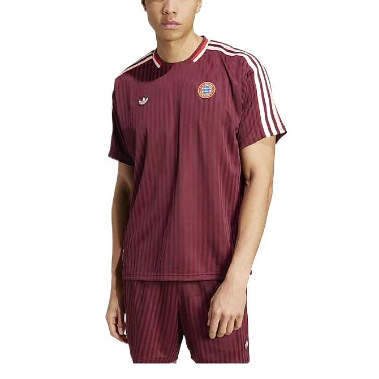Футболка fc bayern munich icons terrace Adidas, красный — фото 4