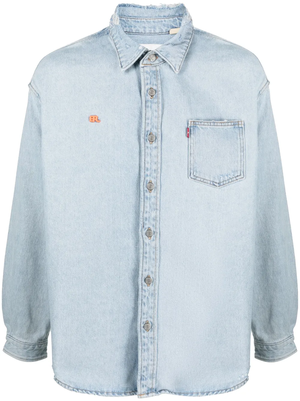 

Джинсовая рубашка из коллаборации с Levi's ERL, синий