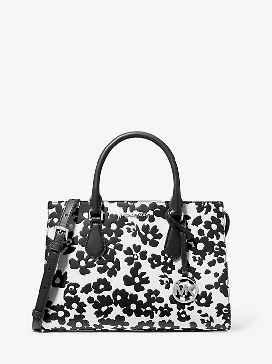 

Сумка Sheila среднего размера с цветочным принтом и пайетками Michael Kors, черный