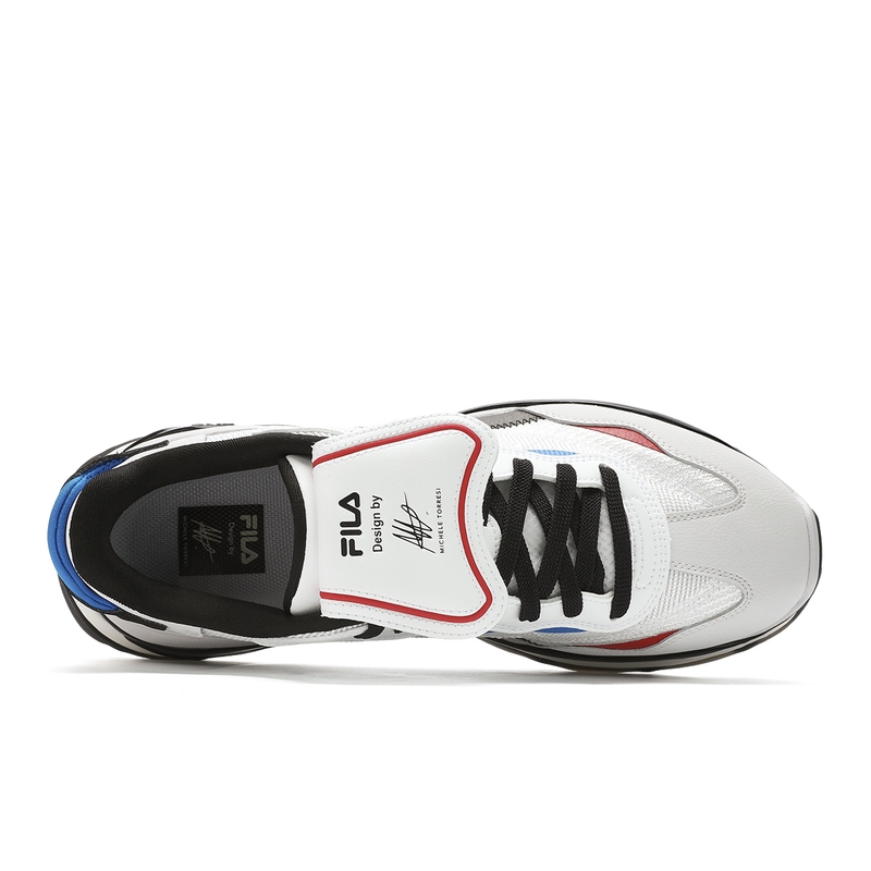 FILA Кроссовки KM2 Low-Top Casual мужские бело-серые Bright White/Rain Mist Gray, цвет Bright White/Rain Mist Gray — фото 4