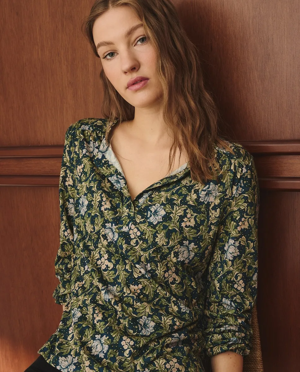 

Женская футболка из хлопка с принтом Lloyd's, фиолетовый