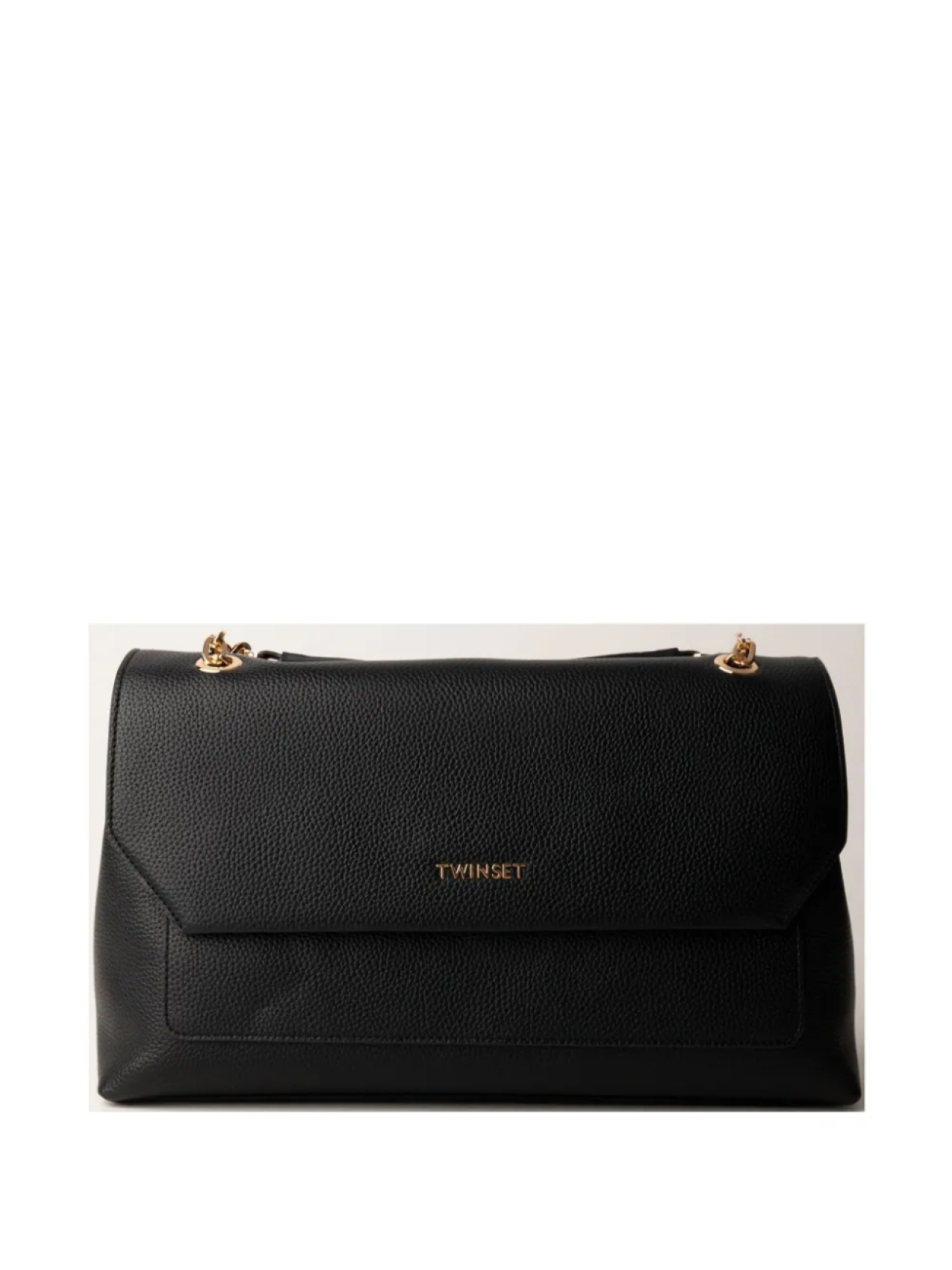 

Сумка через плечо с логотипом TWINSET, черный
