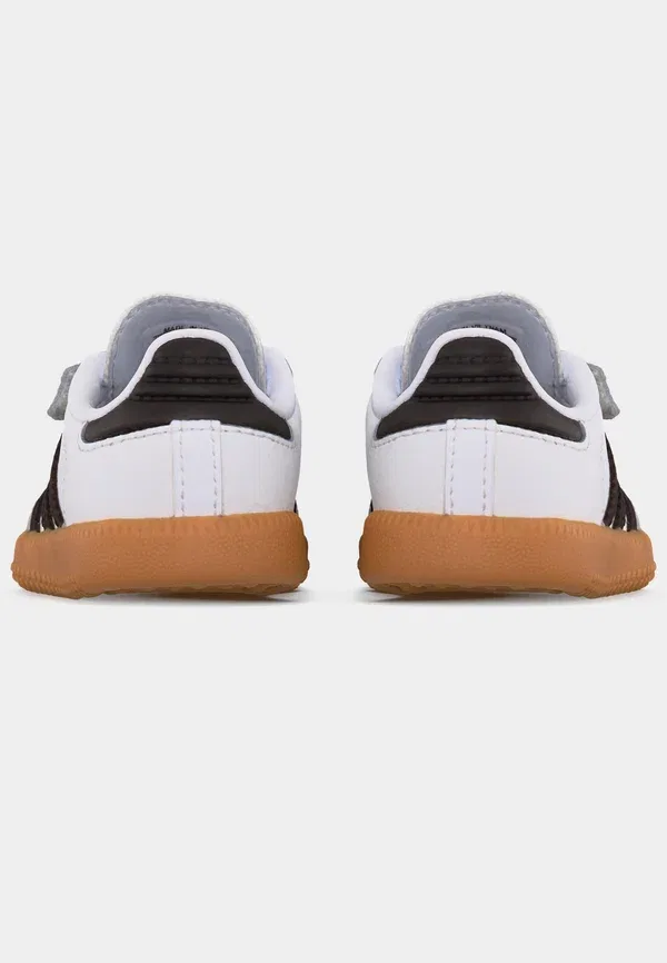 Кроссовки детские Adidas Originals Samba OG, белый/кофе/серый гранит — фото 4