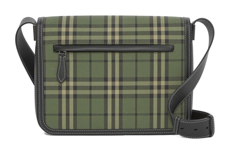 

Хлопковая сумка-мессенджер через плечо унисекс армейский зеленый Burberry