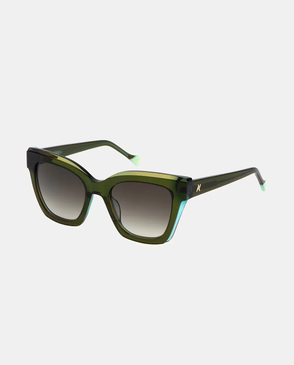 

Солнцезащитные очки Yalea Square Acetate, зеленый